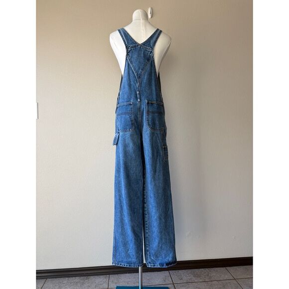 vintage Calvin Klein bib denim overalls - Picture 4 of 8